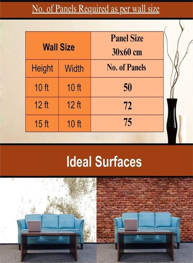 STL Self Adhesive Waterproof 3D Wall Panels - PE Foam Brick Wall Tiles & Wallpaper Stickers for Home, Office, Living Room, Kitchen, and Bathroom Décor (White Ocean Silver Panel, Pack of 20) - Image 3